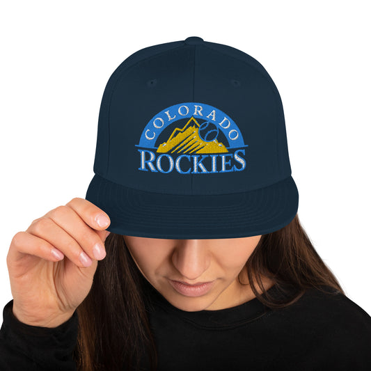 Colorado Rockies Team Snapback Hat