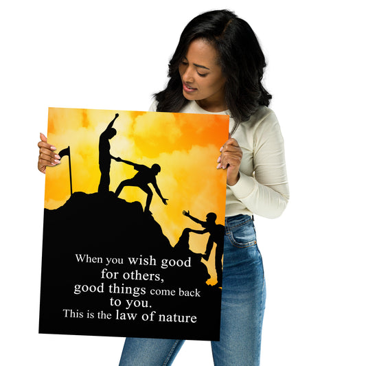 Wish Good For Others Poster