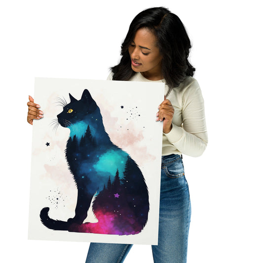 S2 - Shadow Of A Cat In The NightPoster