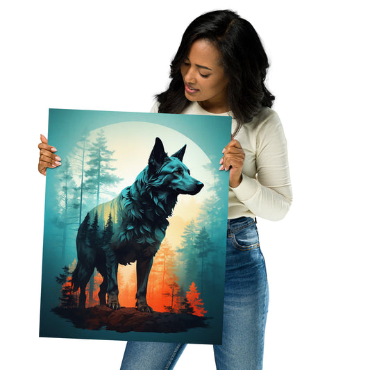 The Dog Protects The Forest Poster
