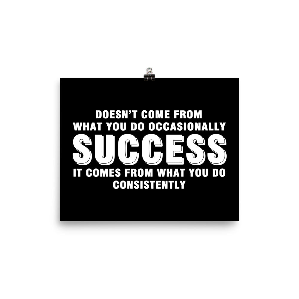Success Motivation Poster